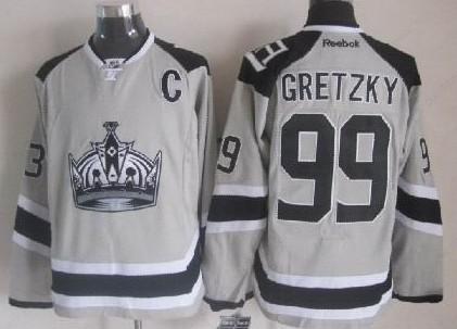 Los Angeles Kings #99 Wayne Gretzky 2014 Stadium Series Gray Jersey