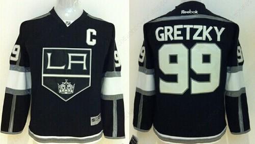 Los Angeles Kings #99 Wayne Gretzky Black Kids Jersey