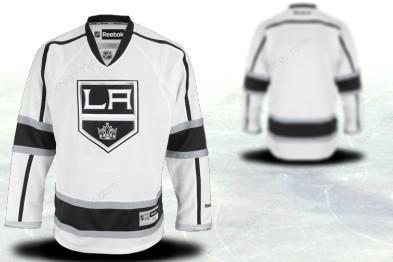 Los Angeles Kings Men’s Customized White Third Jersey