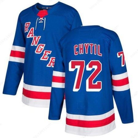 Men Adidas New York Rangers #72 Filip Chytil Blue Home Stitched NHL Jersey