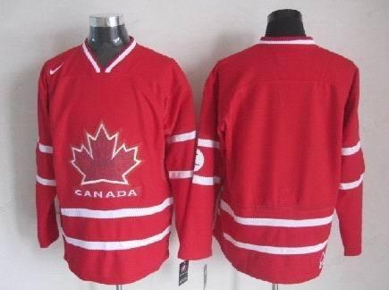 Men’s 2010 Olympics Canada Custom Red Jersey