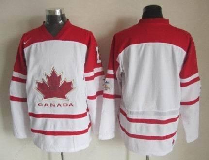 Men’s 2010 Olympics Canada Custom White Jersey