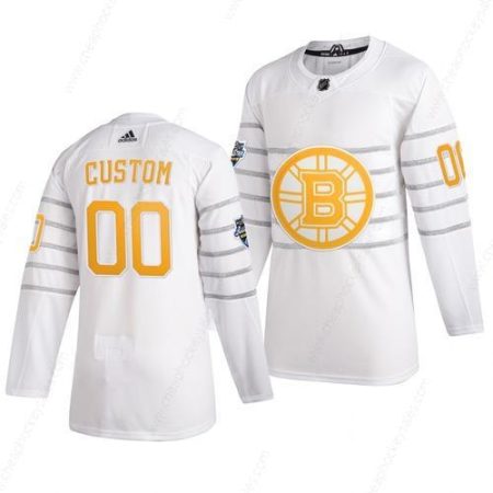 Men’s 2020 NHL All-Star Game Boston Bruins Custom Authentic Adidas White Jersey