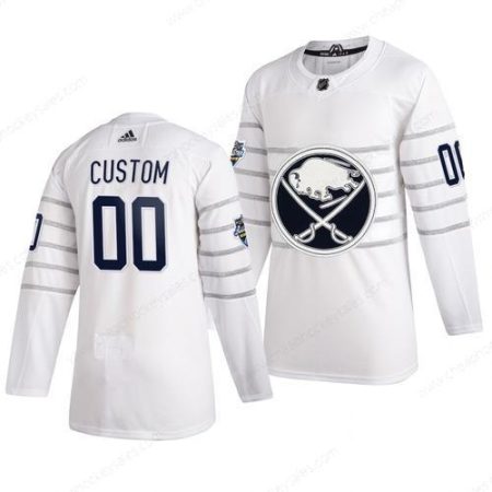 Men’s 2020 NHL All-Star Game Buffalo Sabres Custom Authentic Adidas White Jersey