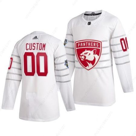 Men’s 2020 NHL All-Star Game Florida Panthers Custom Authentic Adidas White Jersey