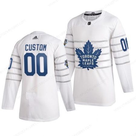 Men’s 2020 NHL All-Star Game Toronto Maple Leafs Custom Authentic Adidas White Jersey