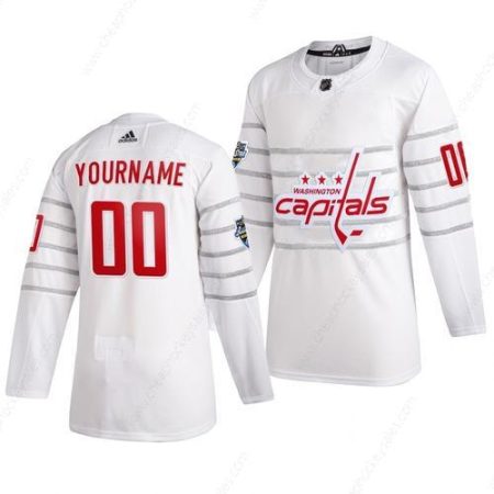 Men’s 2020 NHL All-Star Game Washington Capitals Custom Authentic Adidas White Jersey