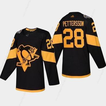 Men’s #28 Marcus Pettersson Penguins Coors Light 2019 Stadium Series Black Authentic Jersey