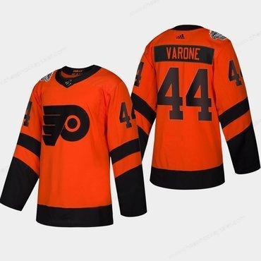 Men’s #44 Phil Varone Flyers Coors Light 2019 Stadium Series Orange Authentic Jersey