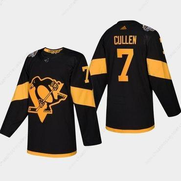 Men’s #7 Matt Cullen Penguins Coors Light 2019 Stadium Series Black Authentic Jersey