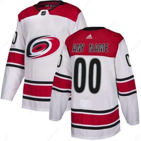 Men’s Adidas Carolina Hurricanes NHL Authentic White Customized Jersey