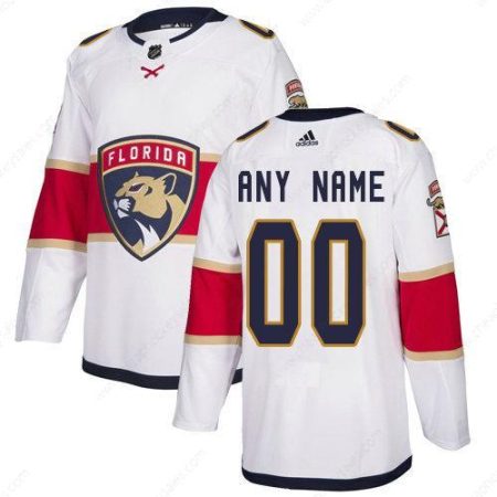 Men’s Adidas Florida Panthers NHL Authentic White Customized Jersey