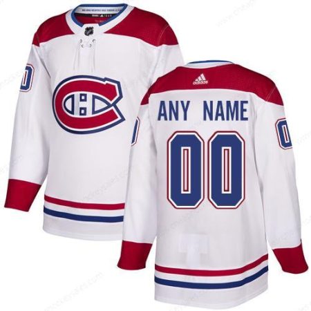 Men’s Adidas Montreal Canadiens NHL Authentic White Customized Jersey