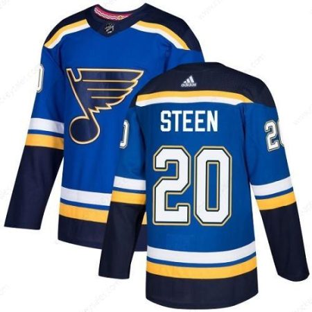 Men’s Adidas St. Louis Blues #20 Alexander Steen Blue Home Authentic Stitched NHL Jersey