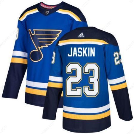 Men’s Adidas St. Louis Blues #23 Dmitrij Jaskin Blue Home Authentic Stitched NHL Jersey