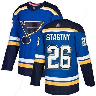 Men’s Adidas St. Louis Blues #26 Paul Stastny Blue Home Authentic Stitched NHL Jersey