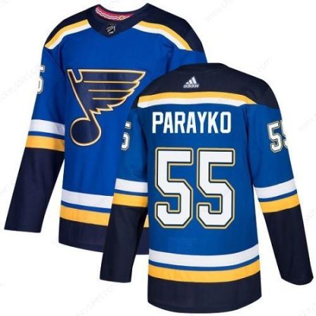 Men’s Adidas St. Louis Blues #55 Colton Parayko Blue Home Authentic Stitched NHL Jersey