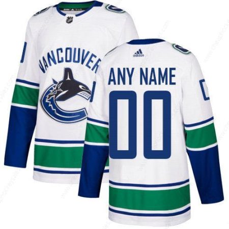 Men’s Adidas Vancouver Canucks NHL Authentic White Customized Jersey