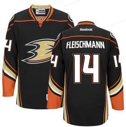 Men’s Anaheim Ducks #14 Tomas Fleischmann Black Third Jersey