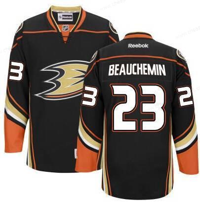 Men’s Anaheim Ducks #23 Francois Beauchemin Black Third Jersey