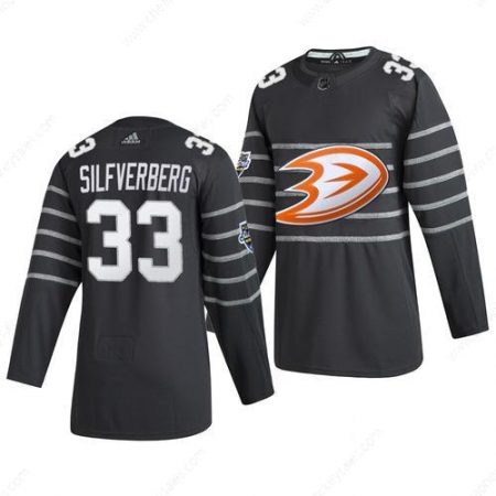 Men’s Anaheim Ducks #33 Jakob Silfverberg Gray 2020 NHL All-Star Game Adidas Jersey