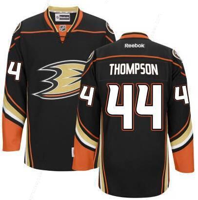 Men’s Anaheim Ducks #44 Nate Thompson Black Third Jersey