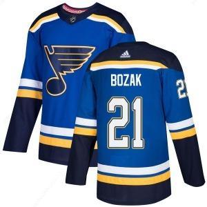 Men’s Authentic St. Louis Blues #21 Tyler Bozak Blue Home Official Adidas Jersey