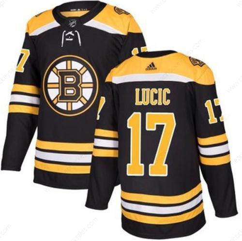 Men’s Boston Bruins #17 Milan Lucic Black Stitched Jersey