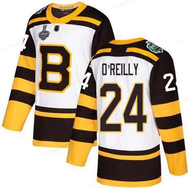 Men’s Boston Bruins #24 Terry O’Reilly White Authentic 2019 Winter Classic 2019 Stanley Cup Final Bound Stitched Hockey Jersey