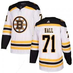 Men’s Boston Bruins #71 Taylor Hall Adidas Authentic Away White Jersey