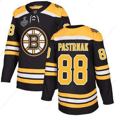 Men’s Boston Bruins #88 David Pastrnak Black Home Authentic 2019 Stanley Cup Final Bound Stitched Hockey Jersey