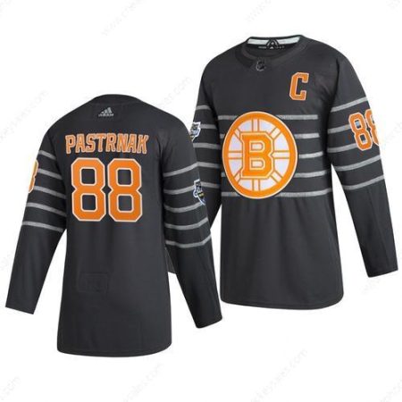 Men’s Boston Bruins #88 David Pastrnak Gray 2020 NHL All-Star Game Adidas Jersey