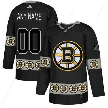 Men’s Boston Bruins Custom Team Logos Fashion Adidas Jersey