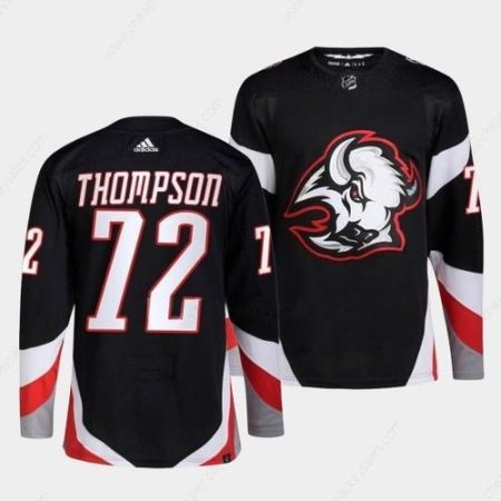 Men’s Buffalo Sabres #72 Tage Thompson Black 2022-23 Stitched Jersey