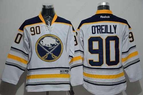 Men’s Buffalo Sabres #90 Ryan O’Reilly Reebok White Away Premier Jersey