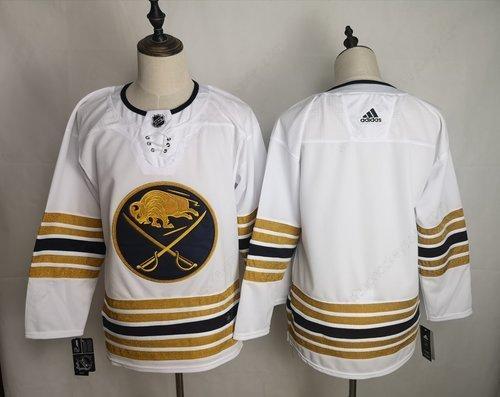 Men’s Buffalo Sabres Blank White 50Th Anniversary Adidas Jersey