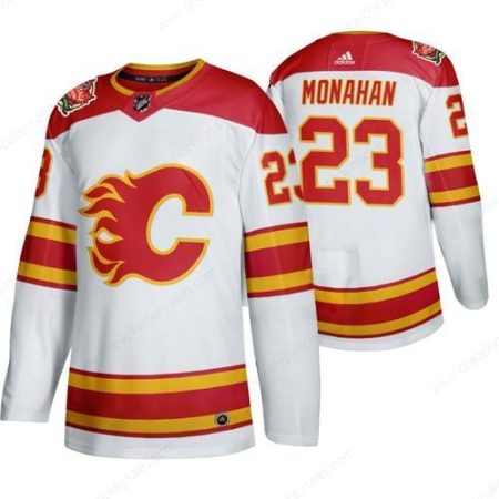 Men’s Calgary Flames #23 Sean Monahan 2019 Heritage Classic Authentic White Jersey