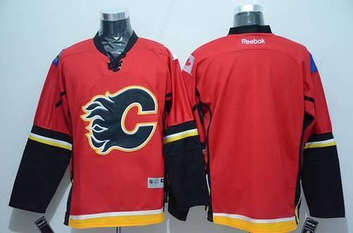 Men’s Calgary Flames Blank Red Jersey