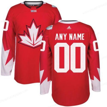 Men’s Canada Hockey Adidas Red World Cup Of Hockey 2016 Premier Custom Jersey