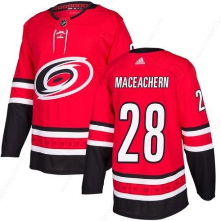 Men’s Carolina Hurricanes #28 Mackenzie Maceachern Red Stitched Jersey