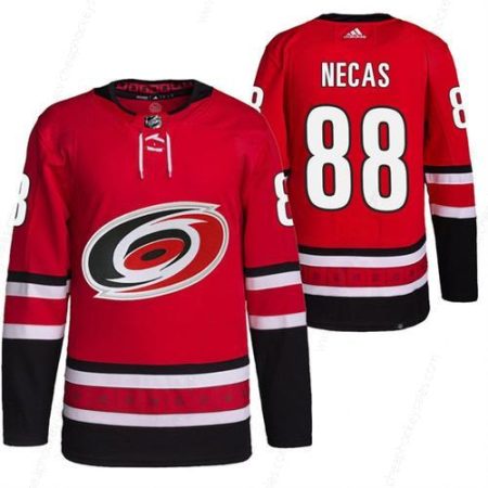 Men’s Carolina Hurricanes #88 Martin Necas Red Stitched Jersey