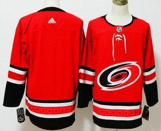 Men’s Carolina Hurricanes Blank Red 2017-2018 Hockey Stitched NHL Jersey