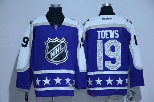 Men’s Central Division Chicago Blackhawks #19 Jonathan Toews Reebok Purple 2017 NHL All-Star Stitched Ice Hockey Jersey