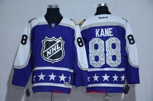 Men’s Central Division Chicago Blackhawks #88 Patrick Kane Reebok Purple 2017 NHL All-Star Stitched Ice Hockey Jersey