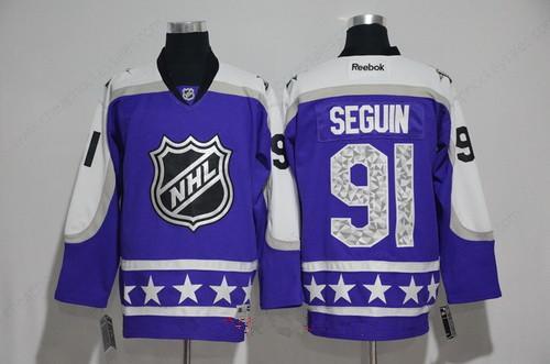 Men’s Central Division Dallas Stars #91 Tyler Seguin Reebok Purple 2017 NHL All-Star Stitched Ice Hockey Jersey