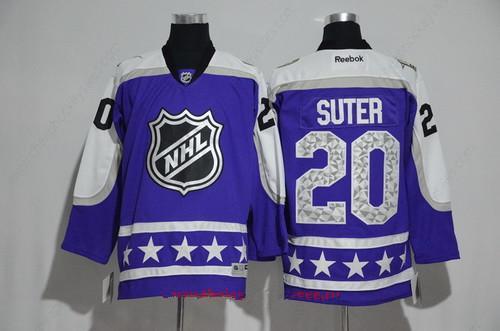 Men’s Central Division Minnesota Wild #20 Ryan Suter Reebok Purple 2017 NHL All-Star Stitched Ice Hockey Jersey