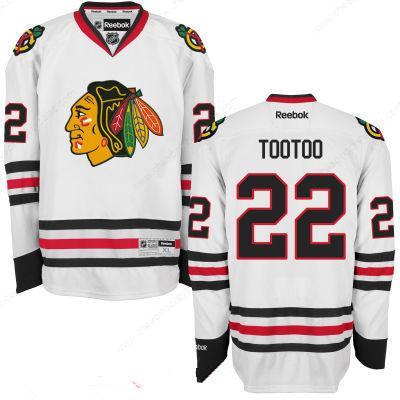 Men’s Chicago Blackhawks #22 Jordin Tootoo White Hockey Stitched NHL Jersey