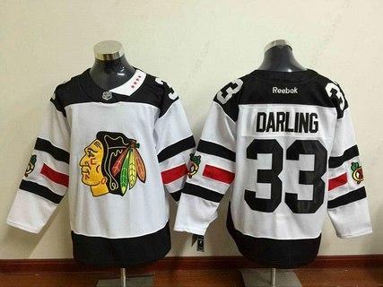 Men’s Chicago Blackhawks #33 Scott Darling Reebok White 2016 Stadium Series Premier Jersey