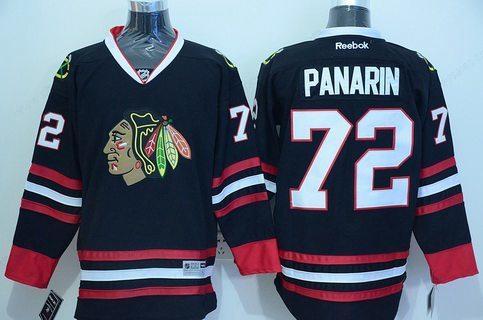 Men’s Chicago Blackhawks #72 Artemi Panarin Reebok Black Hockey Jersey