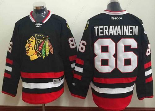 Men’s Chicago Blackhawks #86 Teuvo Teravainen 2014 Stadium Series Black Jersey